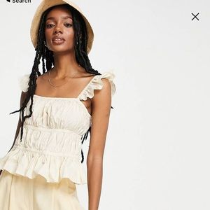 River island Poplin shorted cami top